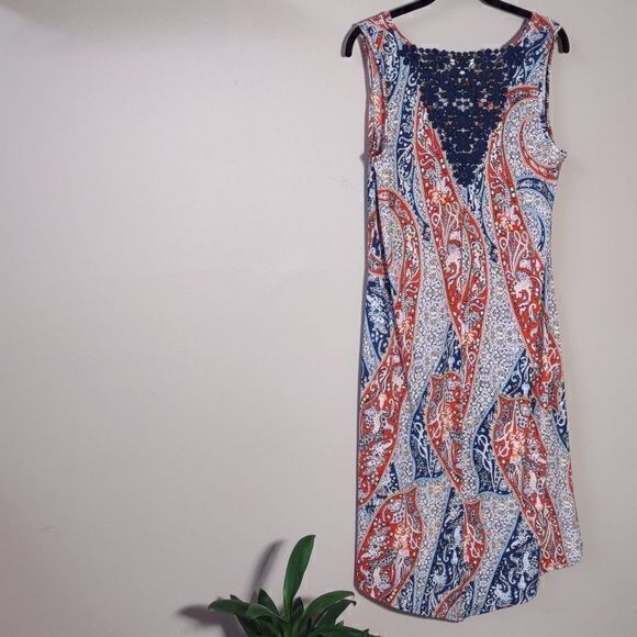 World Unity Sleeveless Dress Sz M - Picture 3 of 9
